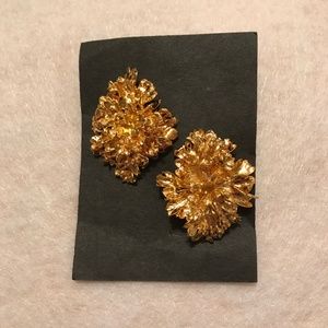 24k Gold Leaf earrings
